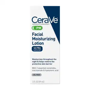 CeraVe PM Facial Moisturizing Lotion Ultra Lightweight 89 mL (3 oz) miniatura 2
